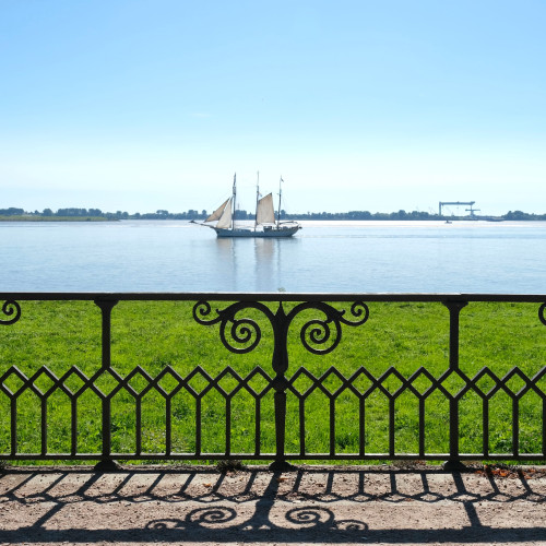 2023: Elbuferweg in Blankenese. Foto: Michael Zapf